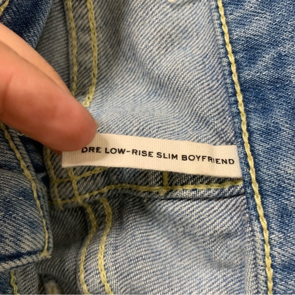 Rag & bone Womens light blue Dre low rise slim boyfriend jeans 27 - Picture 8 of 10